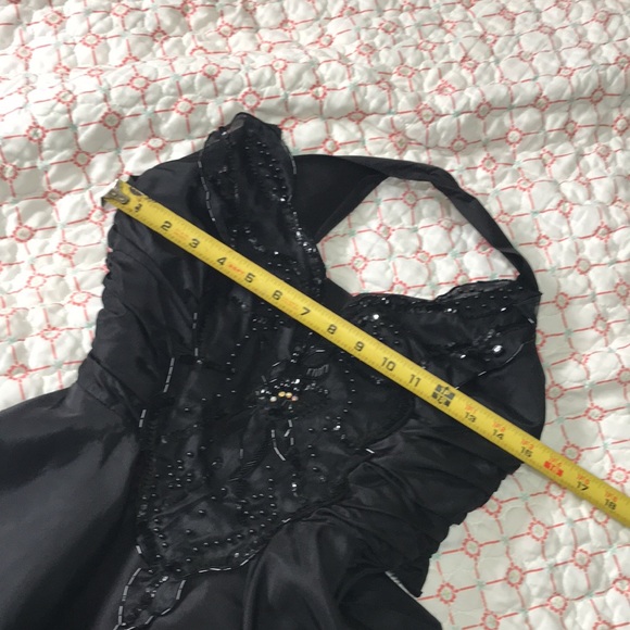 Vintage 80s climax for David Howard peplum and large bow cocktail dress - Picture 10 of 13